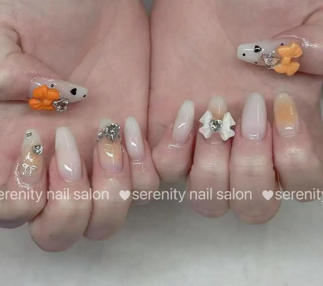 ネイル 長さ出し 持ち込み ワンホンネイル ハンドネイル ハンドケア NailTips池袋 🥰佳のネイルデザイン