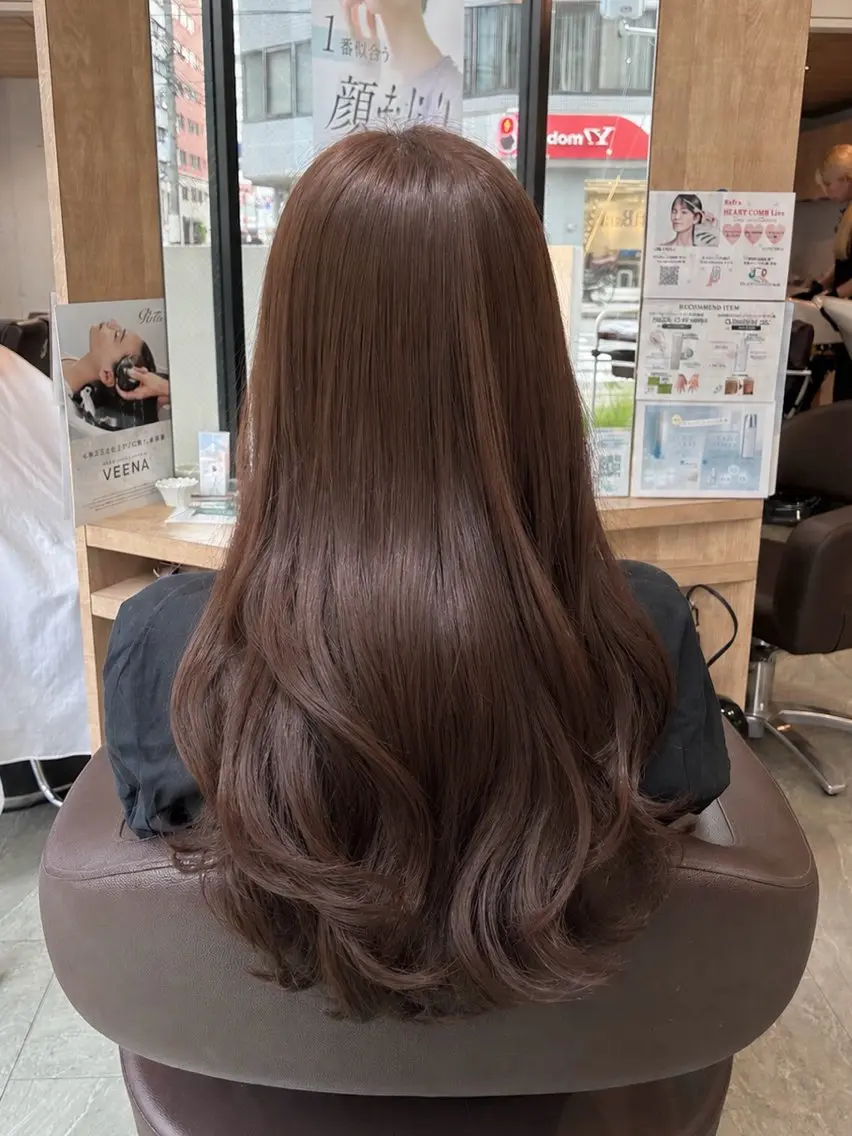 ロング カット ヘアカラー トリートメント 透明感カラー💎✨/ 西中/KUREAのヘアスタイル