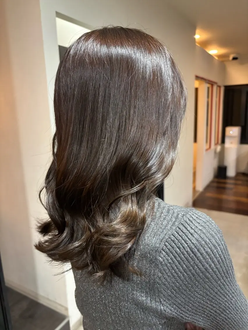 ミディアム レイヤーカット 木下 みさきのヘアスタイル