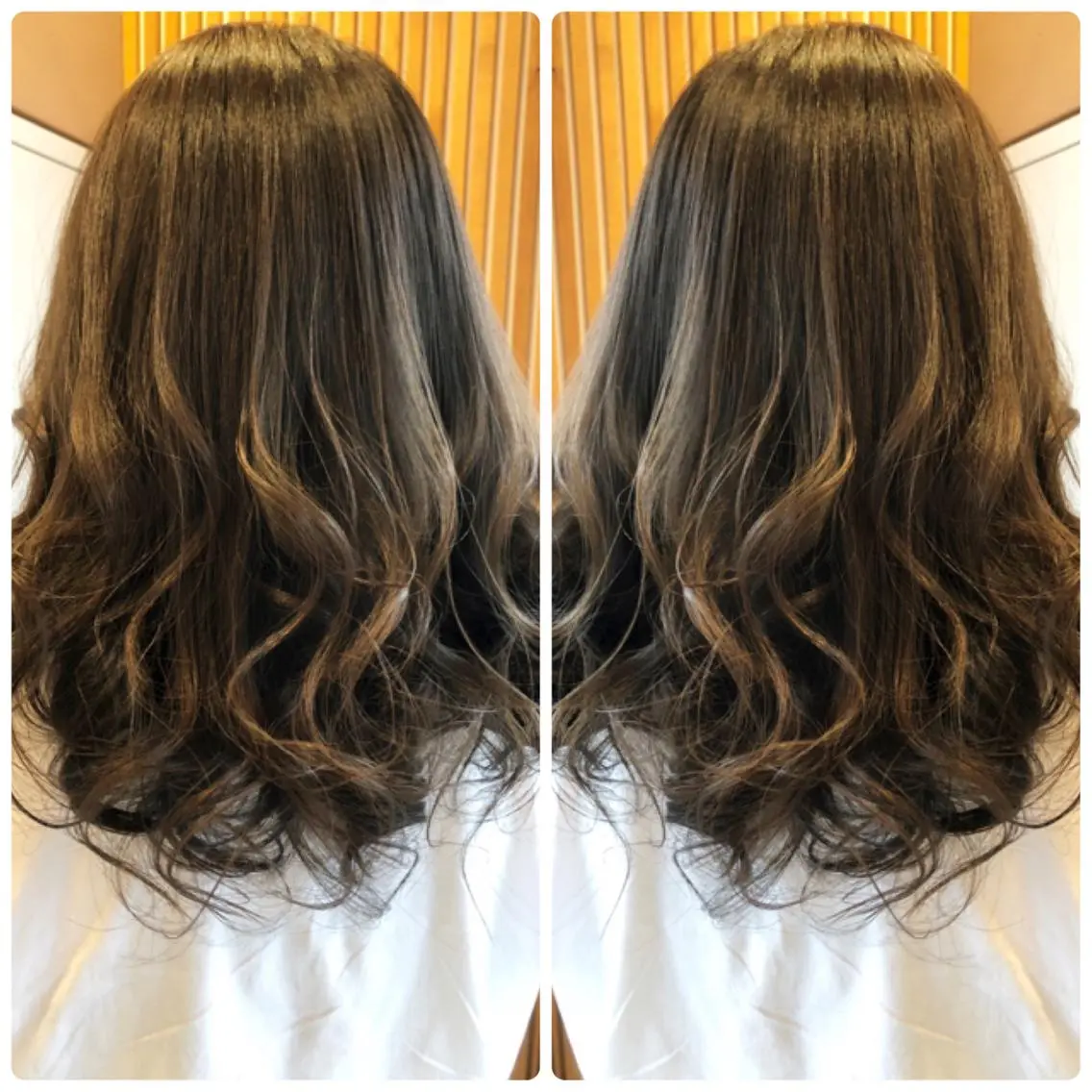 セミロング カラー アッシュ ブルーカラー ブルーアッシュ ミント カット ヘアカラー トリートメント 小山内 龍一郎 店長のヘアスタイル