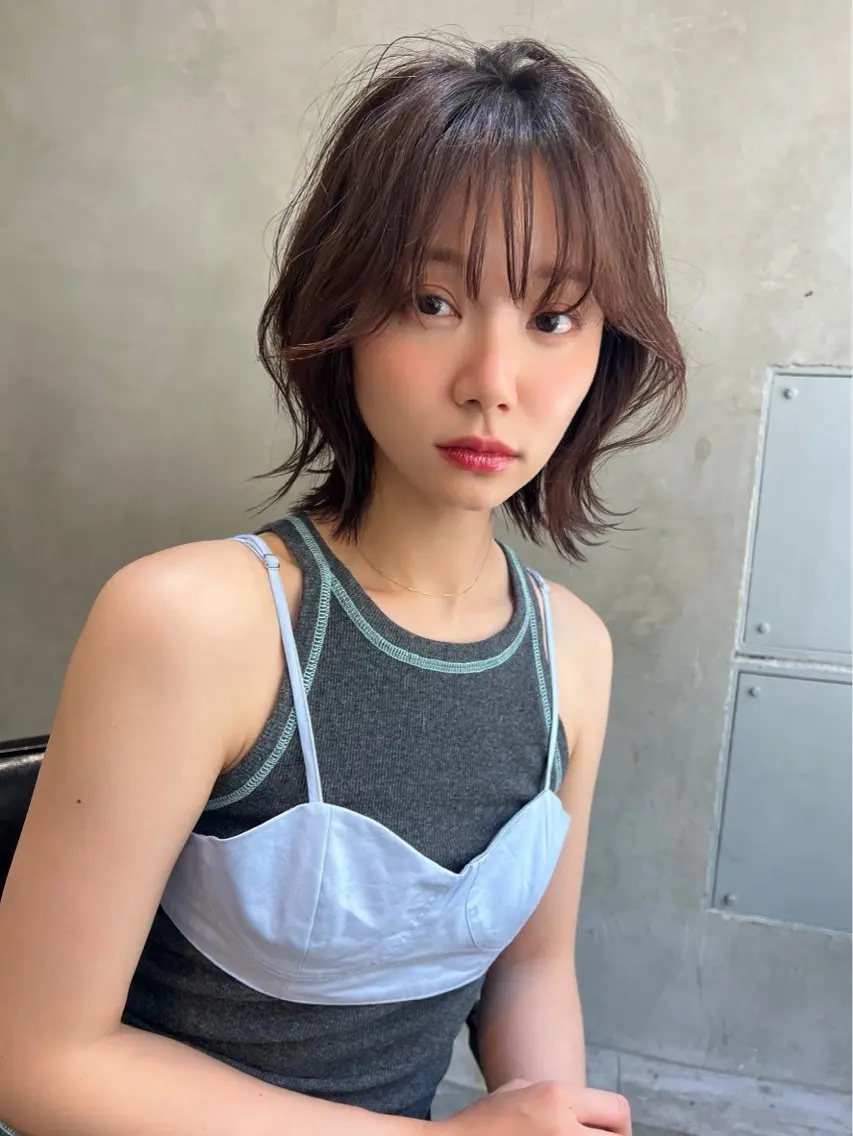 ショート パーマ ヘアアレンジ ✂️ボブ/レイヤー /艶カラー🌷喜美花のヘアスタイル