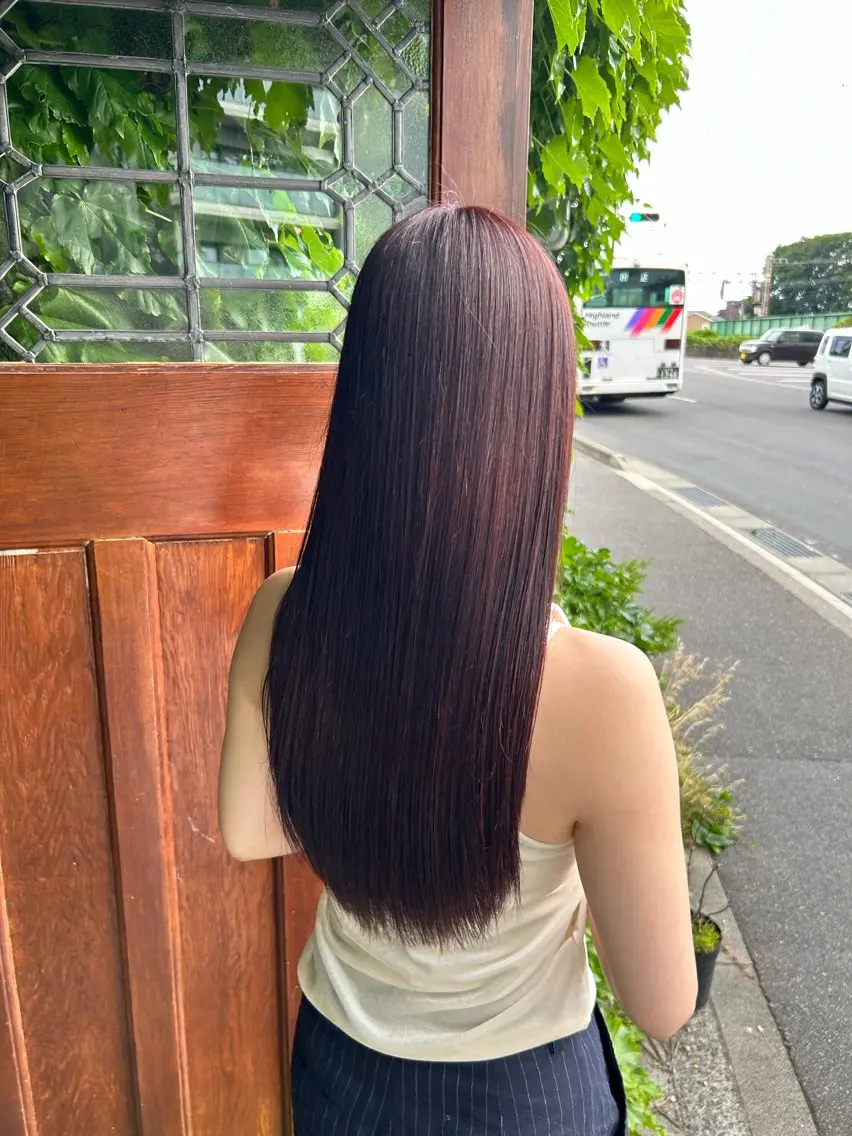 ロング トリートメント カット ヘアカラー トリートメント minami 🐣のヘアスタイル