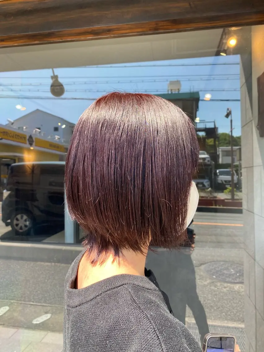 カラー 寺本 玲花のヘアスタイル