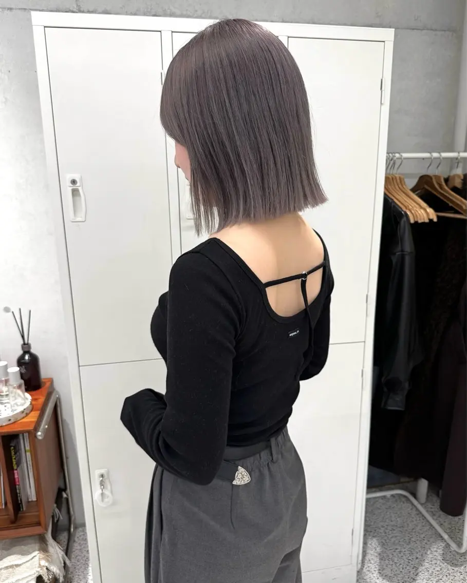 ショート ヘアカラー トリートメント 韓国ヘア🤍 ayanaのヘアスタイル