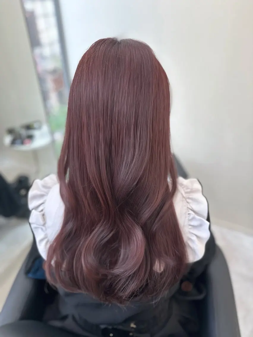 ロング カラー カット ヘアカラー 堀江/髪質改善/ ナチュラルカラーのヘアスタイル