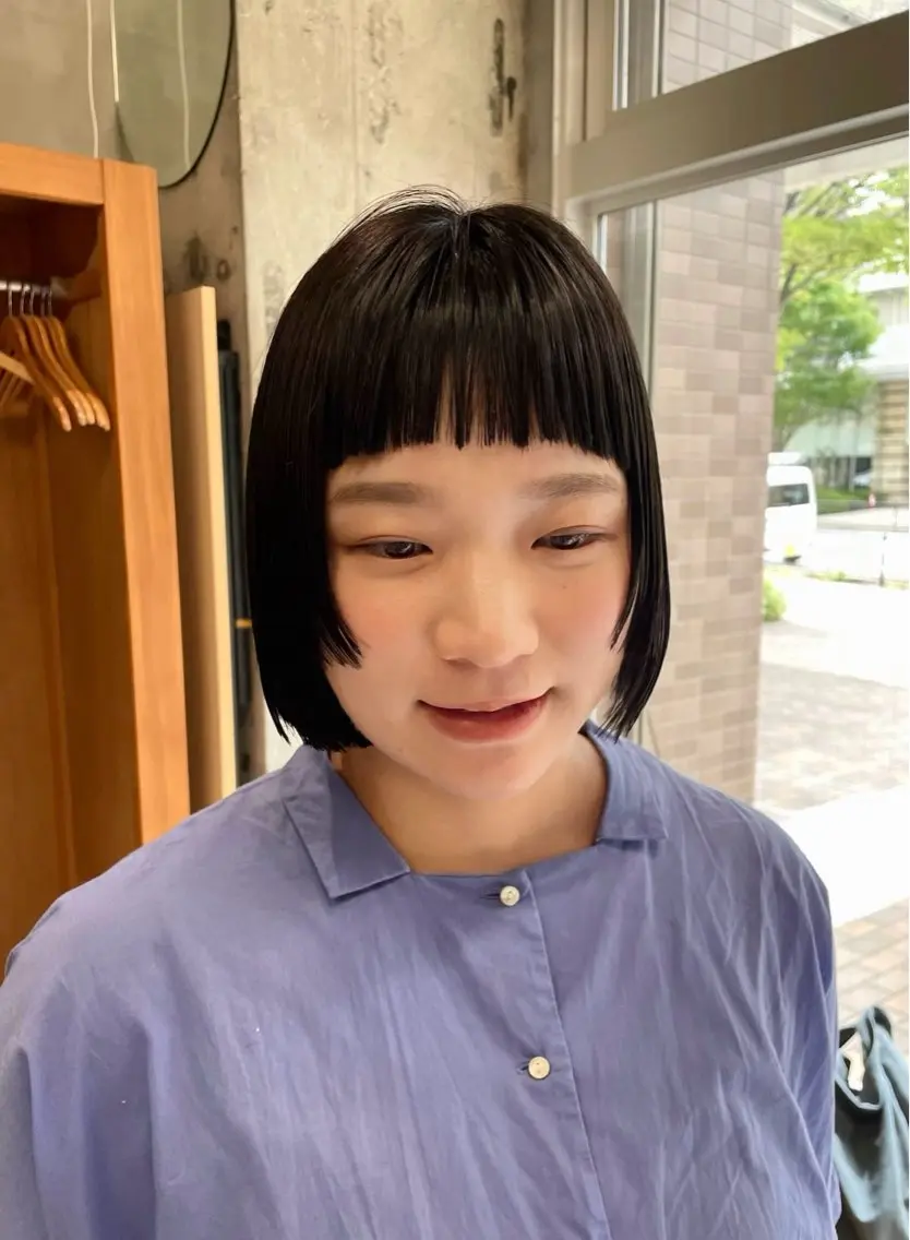 ショート chisato☁️ カットカラーモデルのヘアスタイル