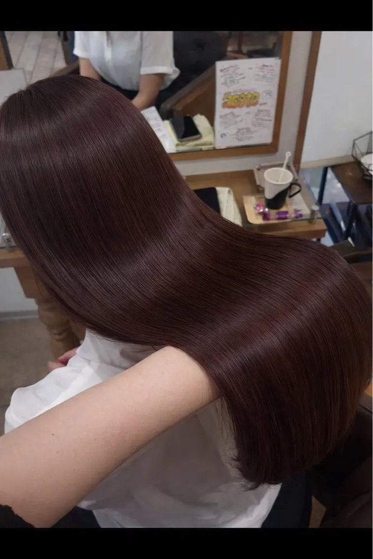 カラー Miwa🦋渋谷/ 透明感カラー/セットのヘアスタイル
