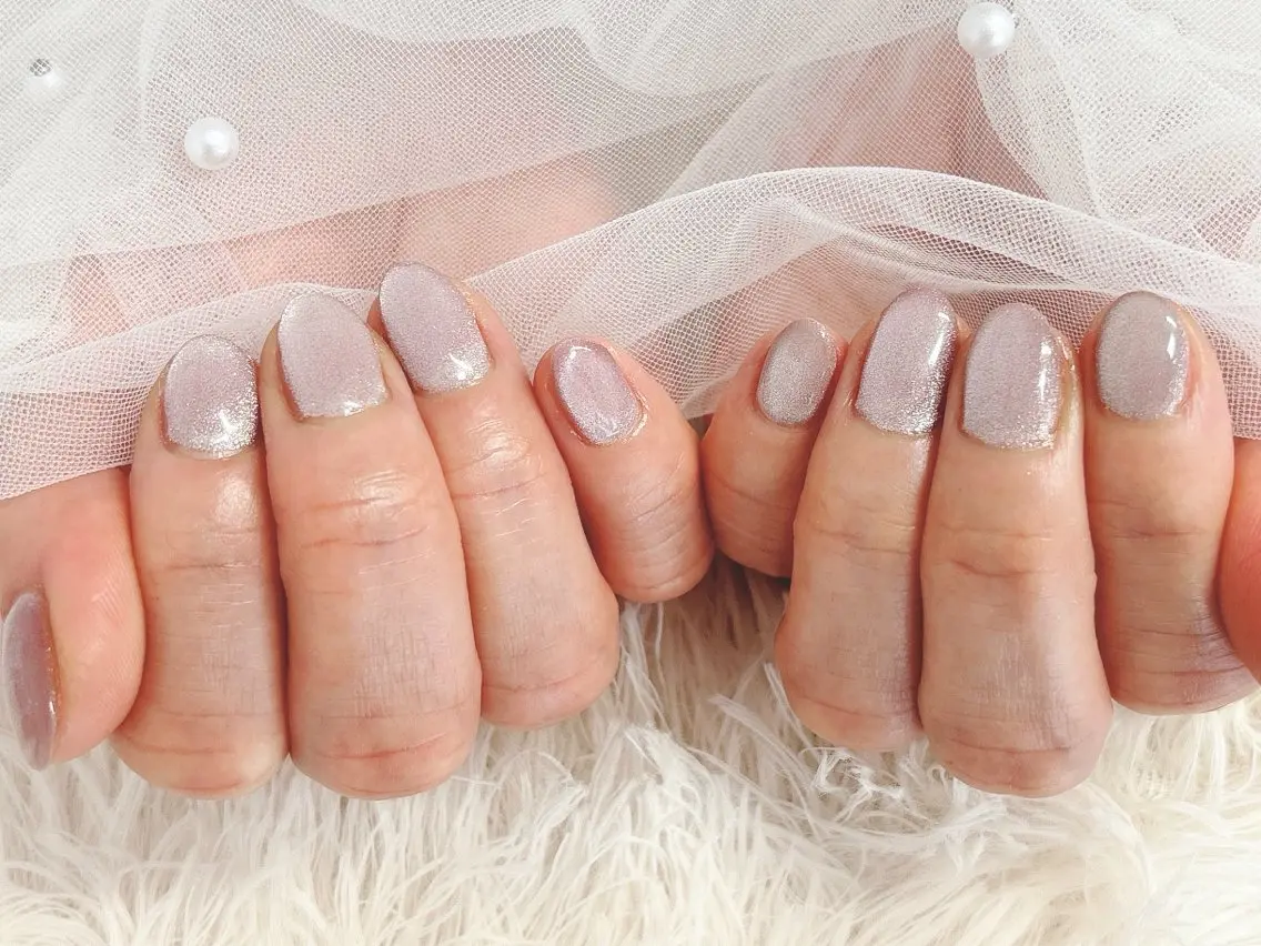 ネイル マグネットネイル マグネットワンカラー ワンカラーネイル nail salon はるりのネイルデザイン
