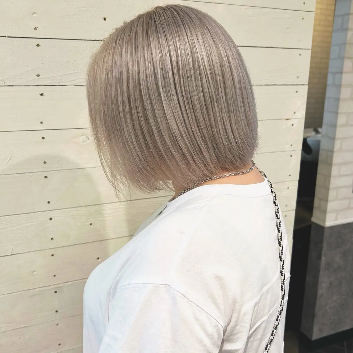 ショート ヘアカラー トリートメント ブリーチ/艶カラー RYUTOのヘアスタイル