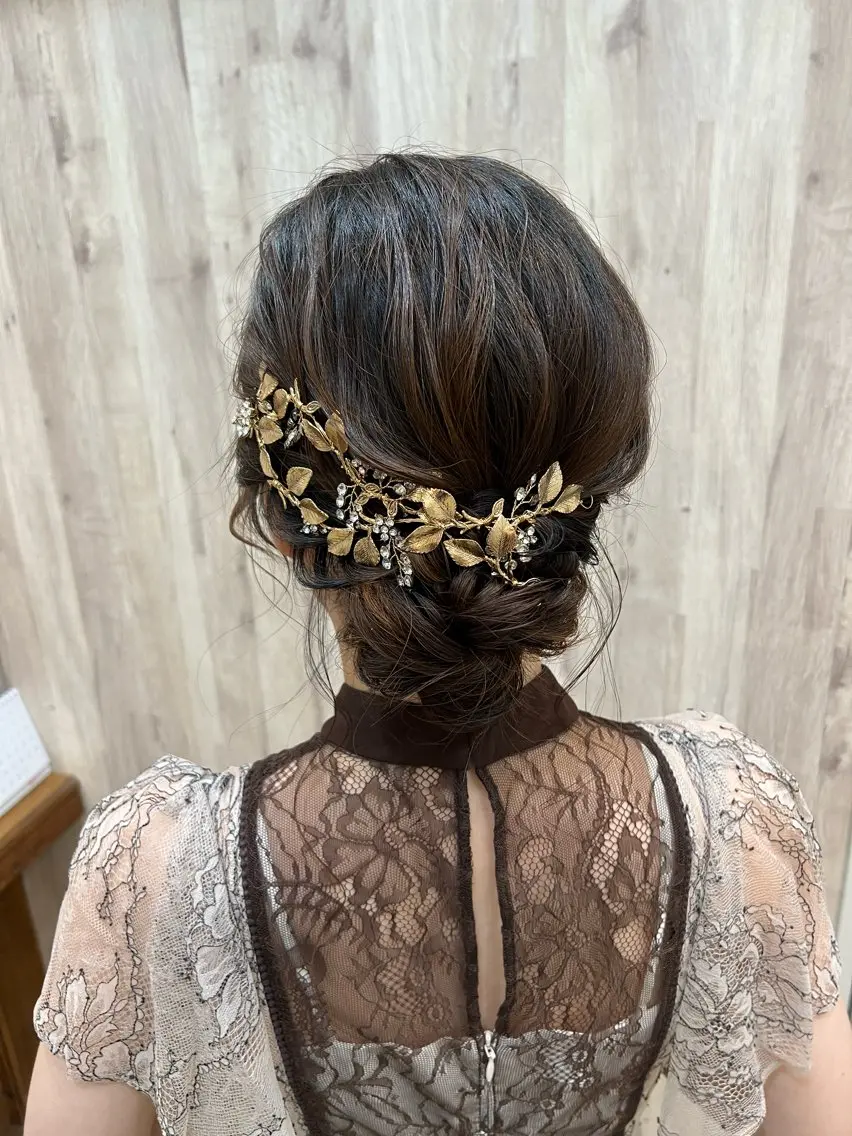 ヘアアレンジ ヘアセット ヘアメイクネイリスト hidemi中目黒のヘアスタイル
