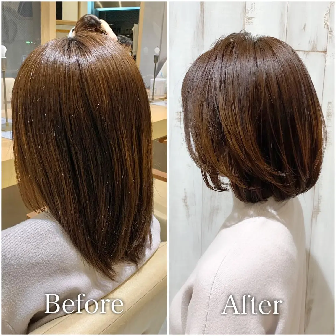 ショート ボブレイヤー ボブ レイヤーカット カット トリートメント 森本 裕太 / ボブのヘアスタイル