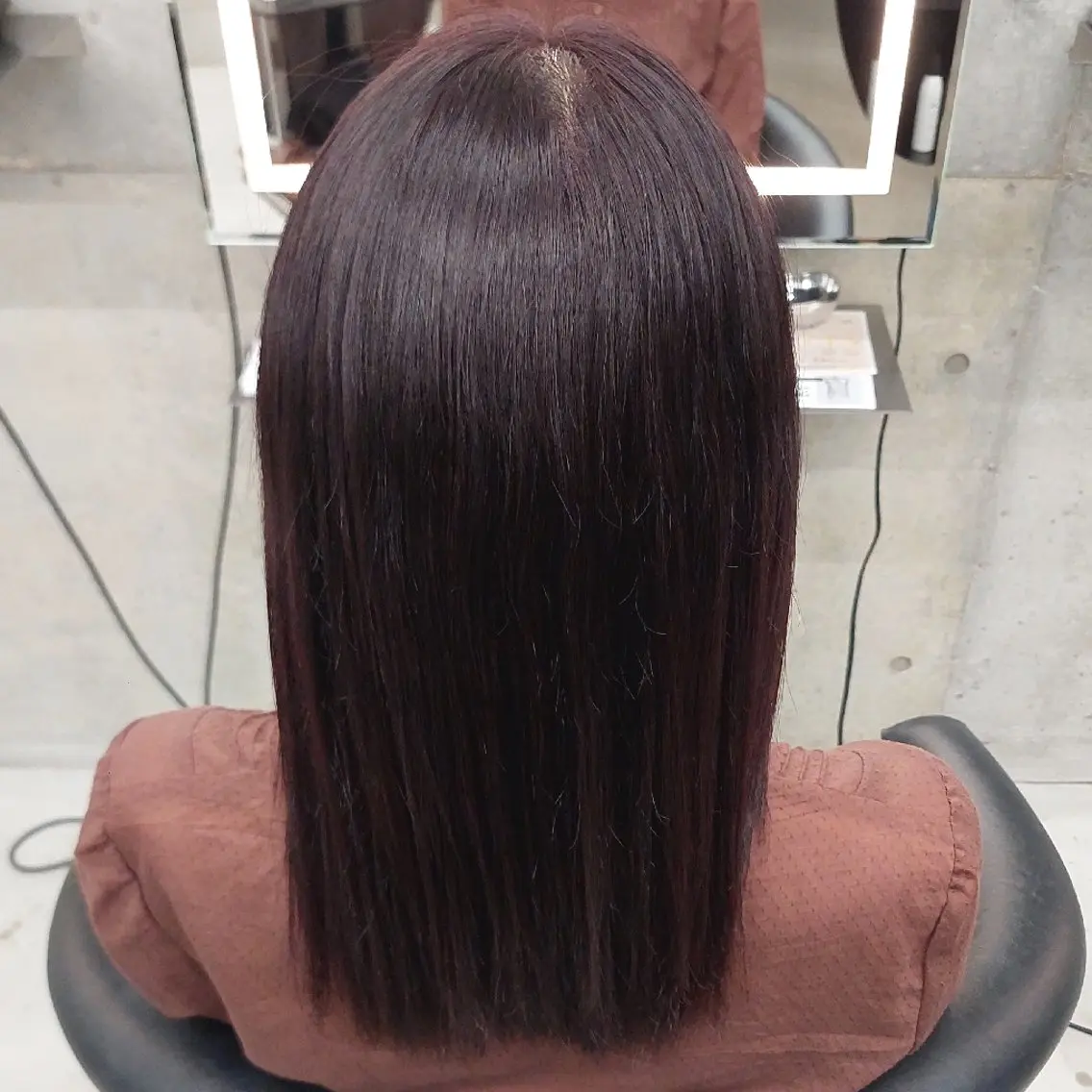 カラー ミディアム ブラウンカラー ラベンダーカラー ラベンダーブラウン ヘアカラー トリートメント Kazuma/透明感 カラー/天神大名のヘアスタイル