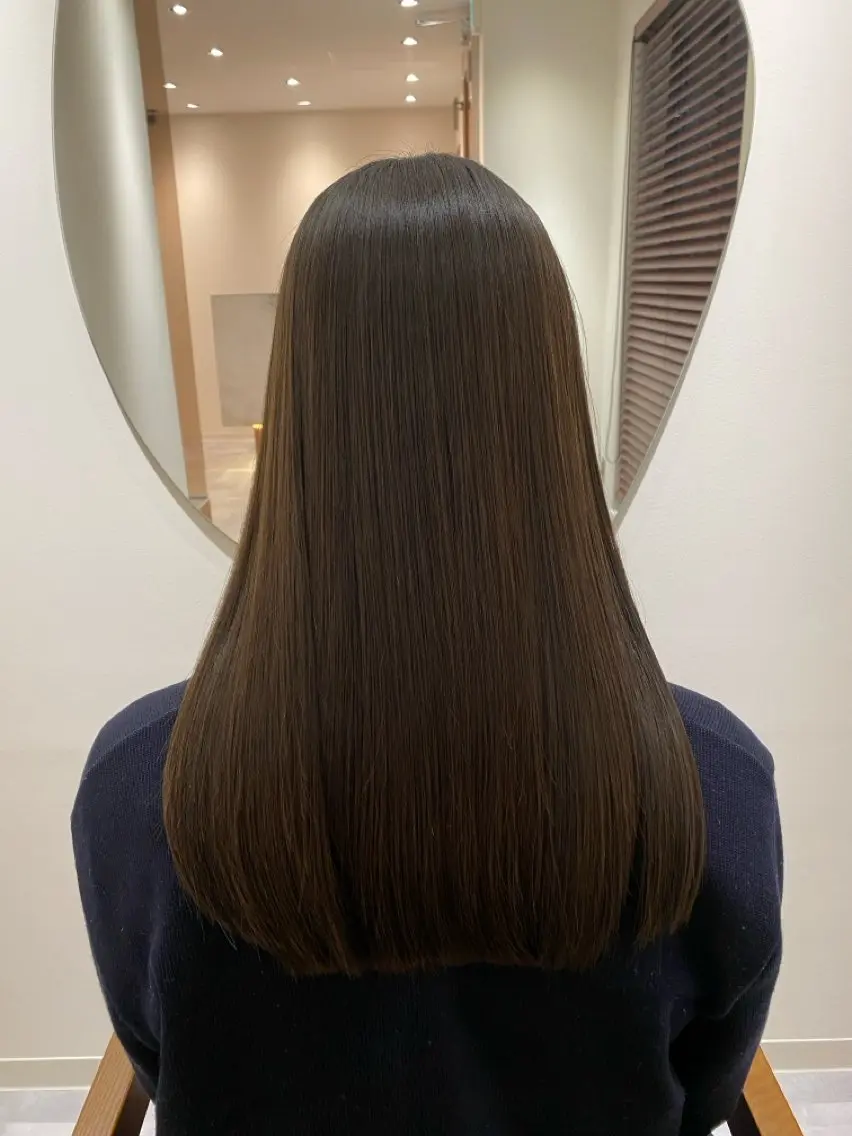 ロング 韓国ヘア🇰🇷竹本 優希のヘアスタイル