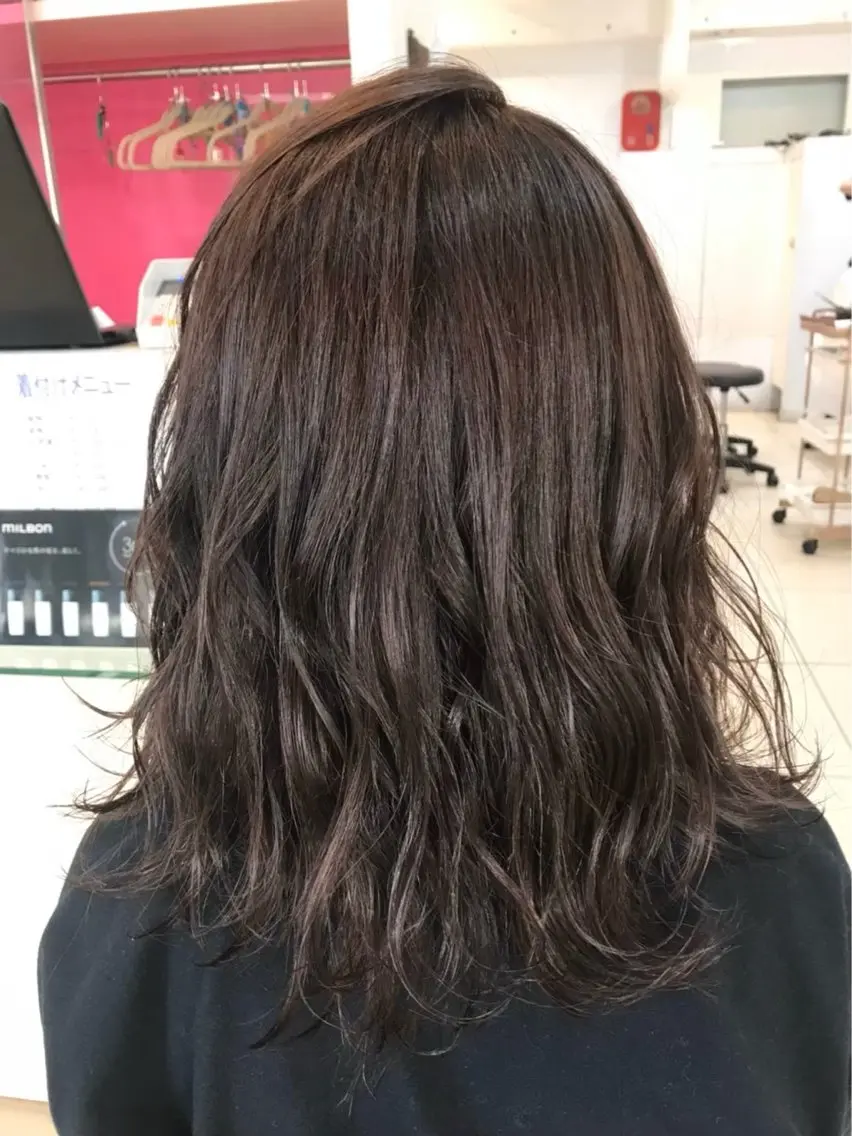 カラー ブラウンカラー ヘアカラー 🍒垢抜け艶カラー 🍒【SAWA】のヘアスタイル