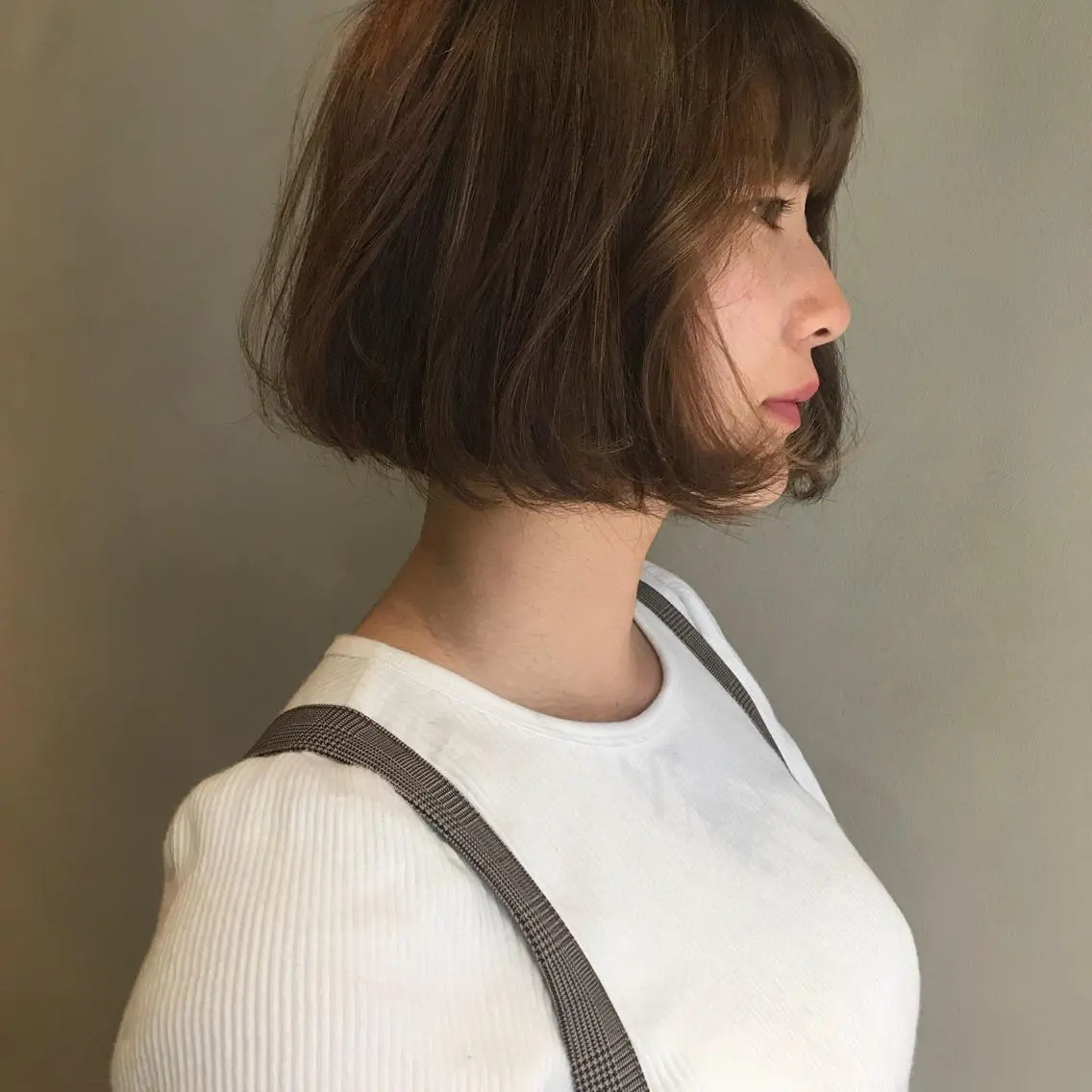 ミディアム カラー カット ヘアカラー トリートメント レイヤー/ブリーチ HIKARU ♡のヘアスタイル