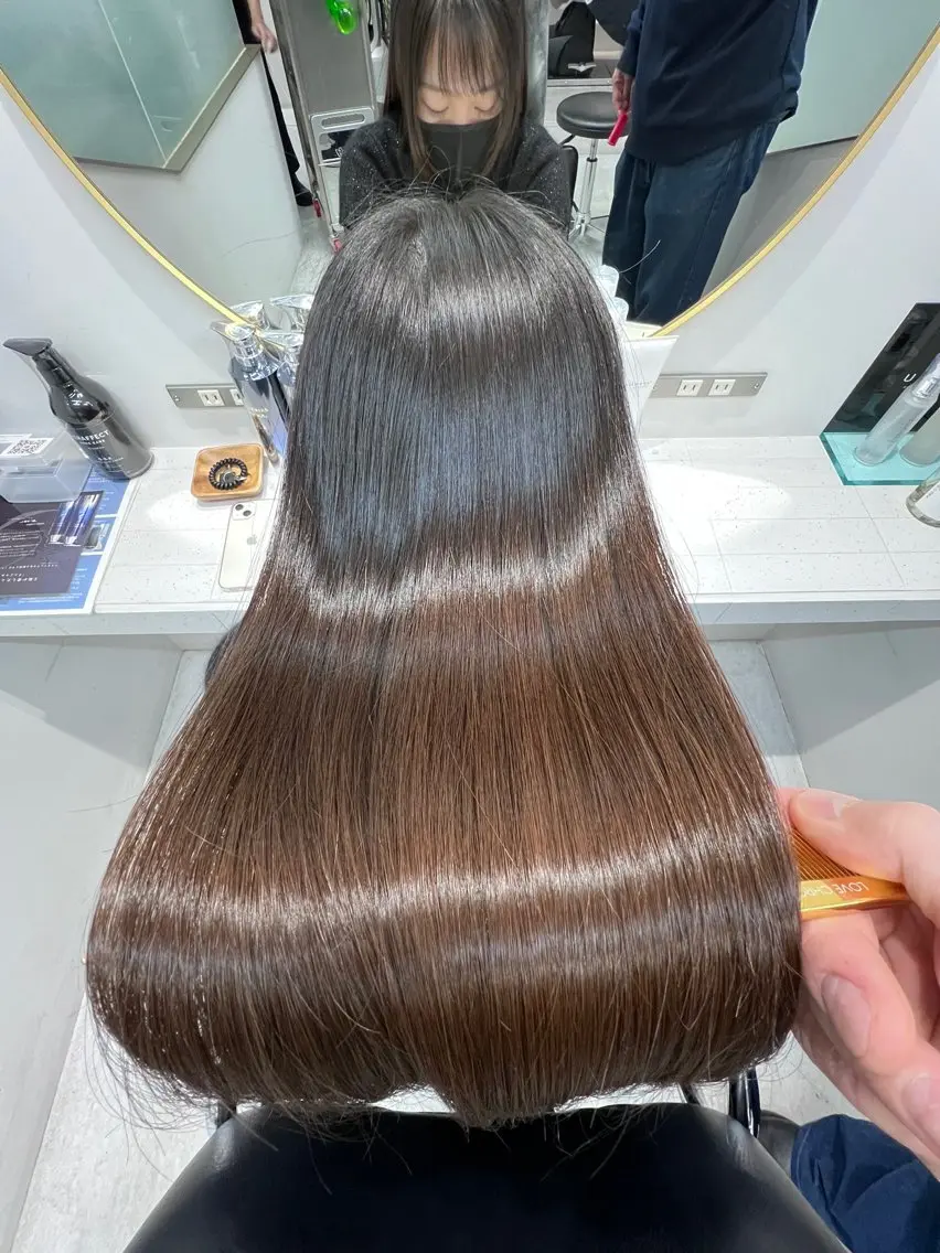 ロング ロング 🫧髪質改善特化/ 縮毛矯正/🫧鈴木透のヘアスタイル