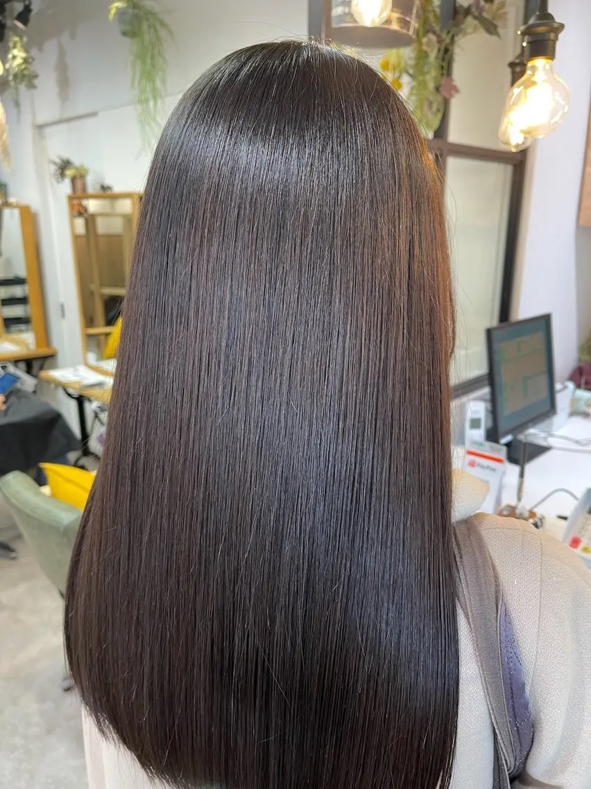 セミロング 韓国風カラー 韓国風ヘア 似合わせカット 推し活アレンジ🎀艶 カラー🫧nanoのヘアスタイル