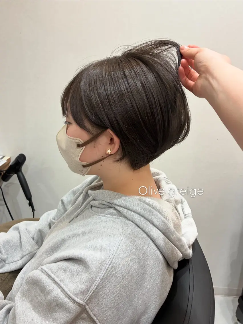 ショート ヘアカラー 柴田真衣 /ナチュラル/半個室のヘアスタイル