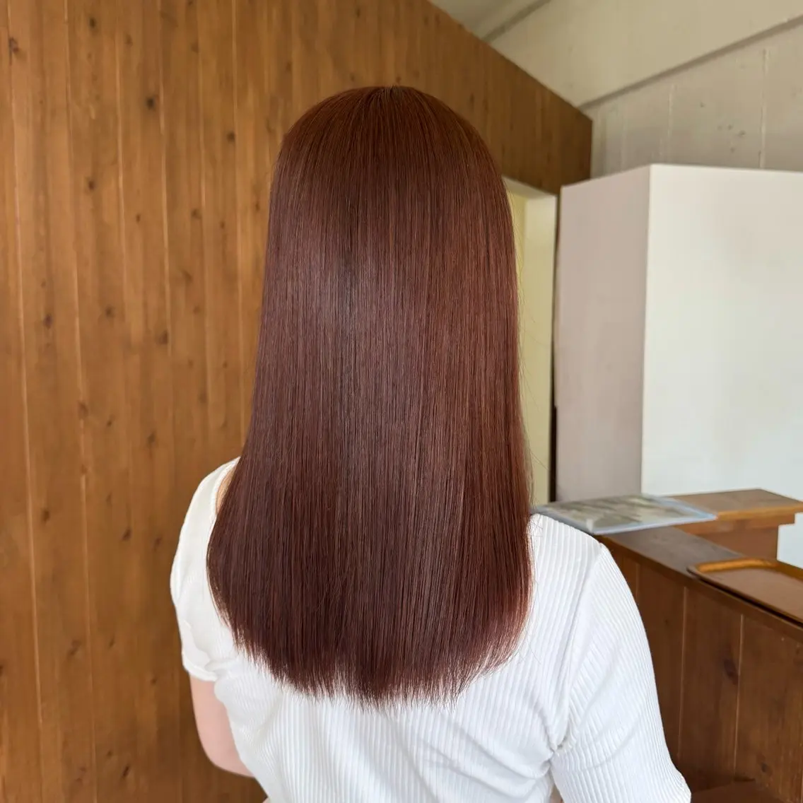 リタッチカラー🥣（3㎝以内）根本のみのカラーで毛先のカラーをキープ🌼の写真