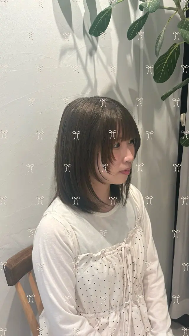 カラー+シャンプーブロー🌿の写真