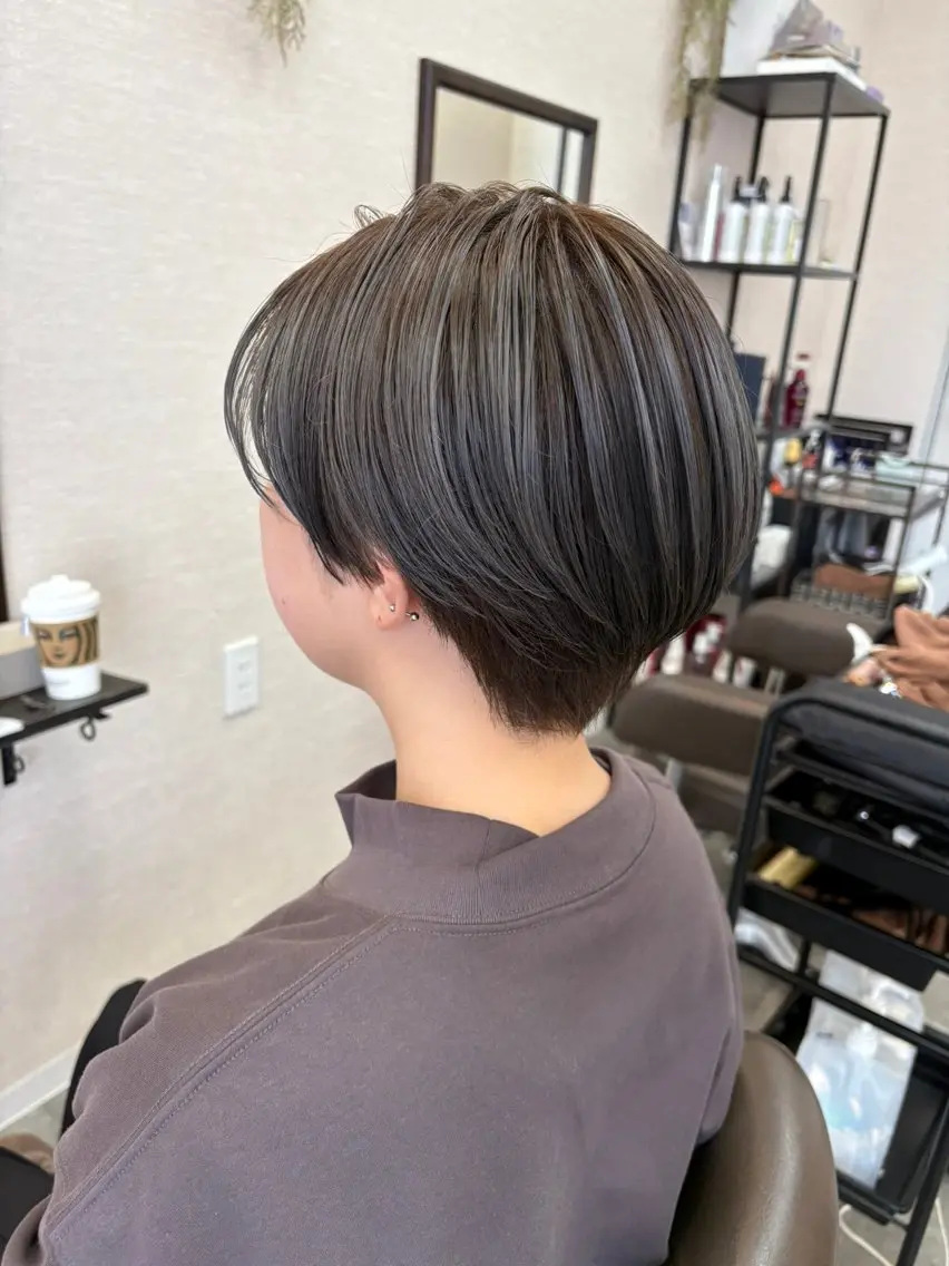 ショート カット ヘアカラー 野崎 由理／髪質改善のヘアスタイル