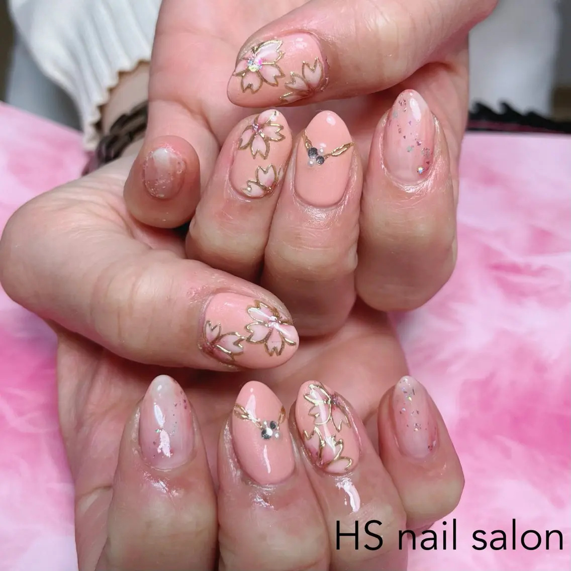 ミディアム ハンドネイル hs nail salonのネイルデザイン