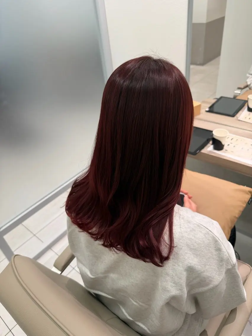 ロング カラー カット ヘアカラー トリートメント Eleanor 池袋 ミカのヘアスタイル