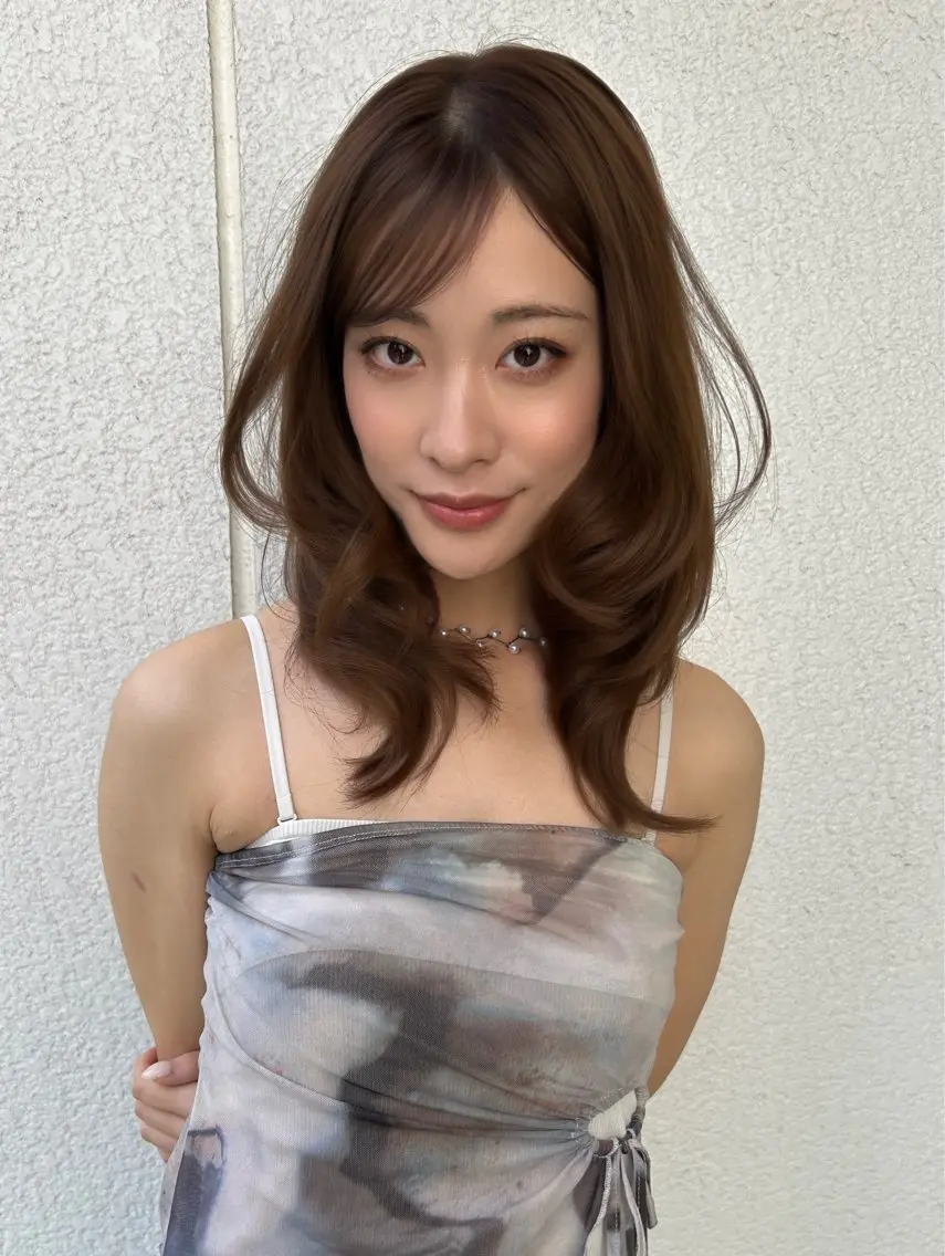 ミディアム Rino☁️髪質改善 /韓国ヘア特化のヘアスタイル