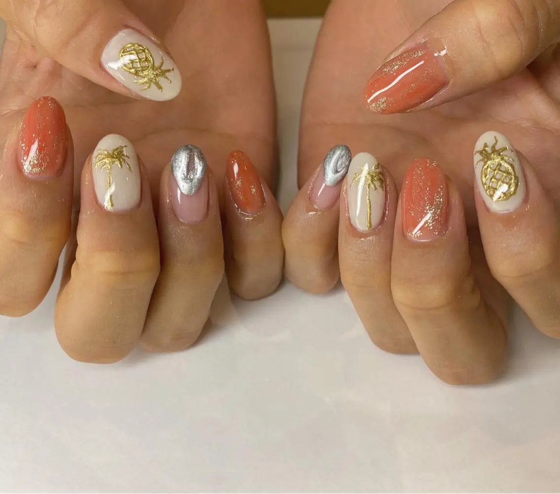 ネイル ハンドネイル 鶴田୨ৎmaison de NALIのネイルデザイン