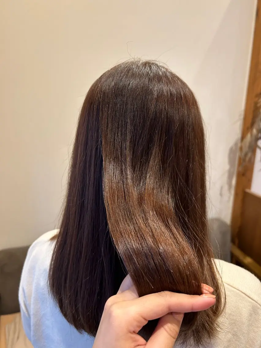 ミディアム カラー 🤍江坂 ハヤシアヤナ🤍のヘアスタイル