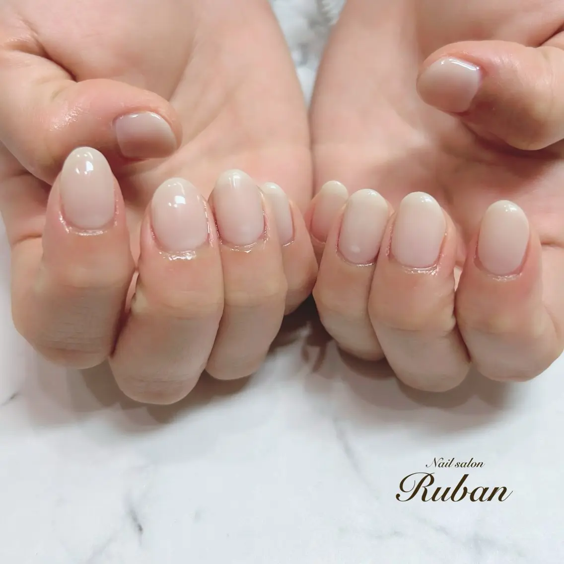 ネイル ワンカラーネイル シンプルネイル Nail salon Rubanのネイルデザイン