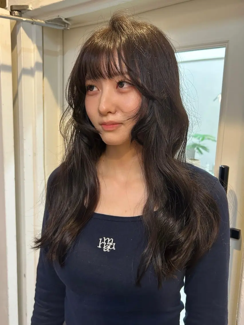 ロング カラー 透明感カラー/渋谷 chisaのヘアスタイル