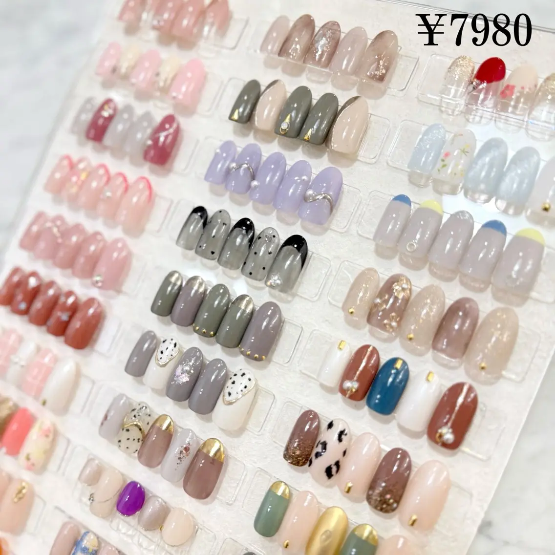 【オフ有】定額デザインコース✨(¥7980〜)ご新規様オフ無料/⚠︎スカルプ・ハードジェル・パーツのオフは別料金の写真