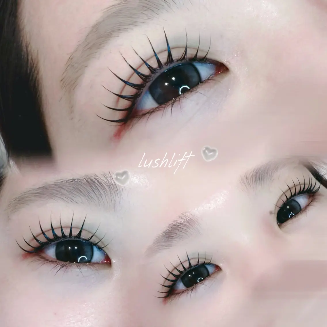 【期間限定❣️】まつ毛パーマorパリジェンヌ💞束感コーティング、アイシャンプー付きの写真