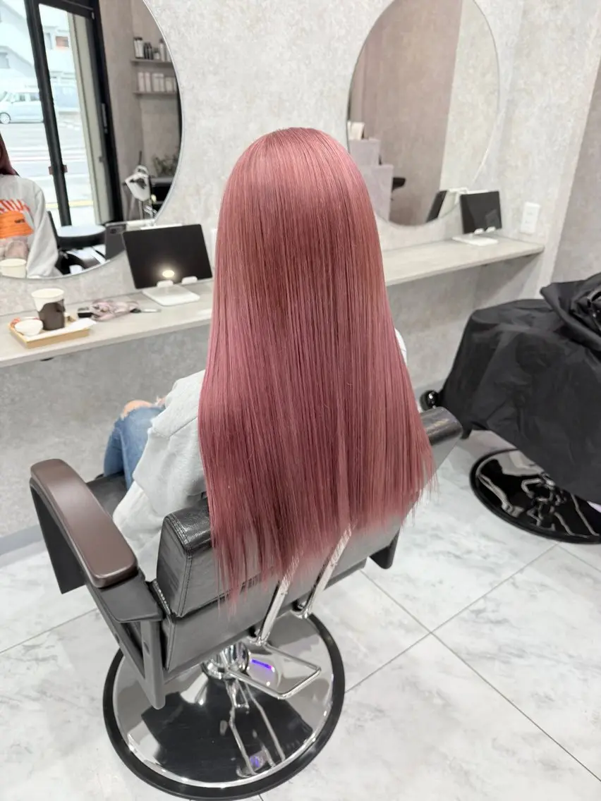 ロング カラー 🌺ハイトーン🌺 矢葺 なぎさ🌺🌺のヘアスタイル