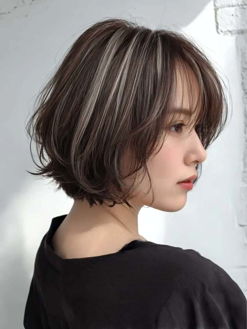 ショート カラー ヘアアレンジ カット ヘアカラー トリートメント 井ノ川 真奈美のヘアスタイル