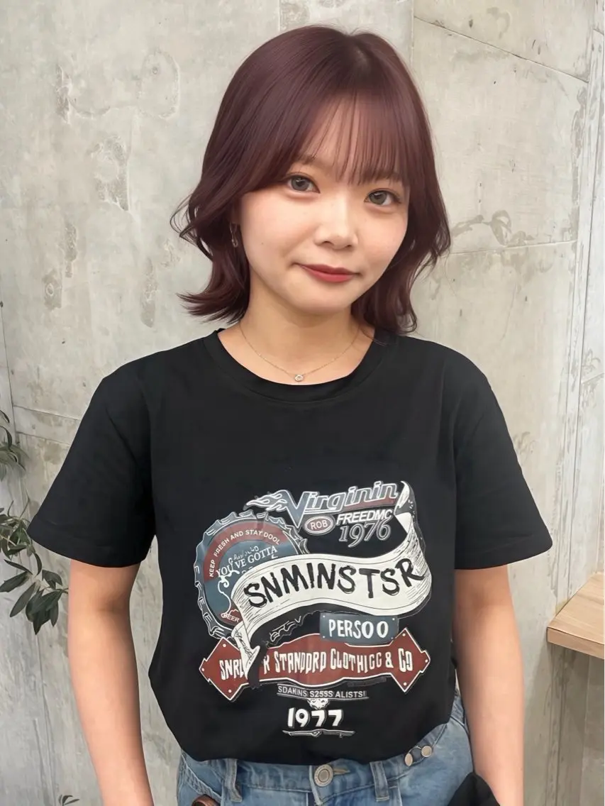 カラー ブラウンカラー ラベンダーカラー その他 山口 颯太のヘアスタイル