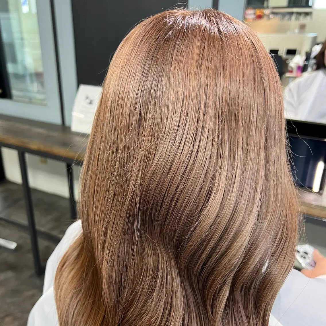セミロング ヘアカラー 💘札幌クロスパーマ 髪質改善💘rinaのヘアスタイル
