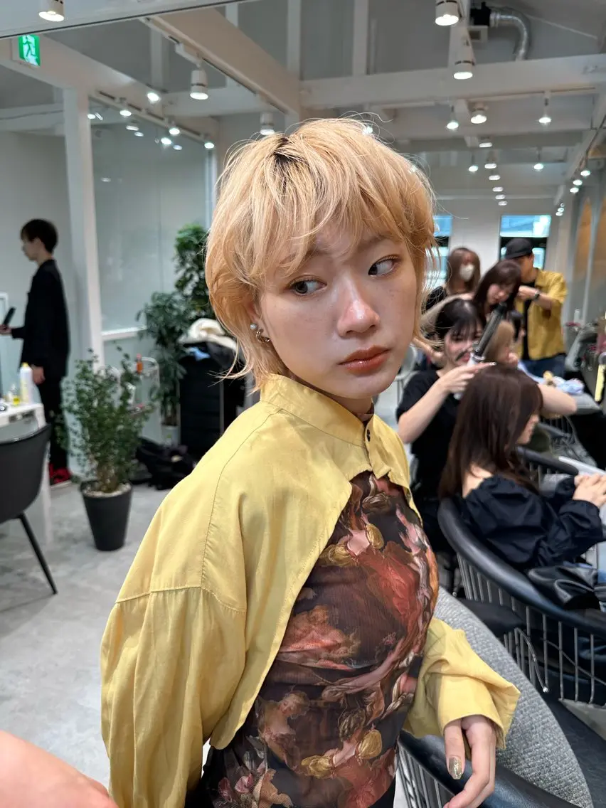ショート ショートヘア カット ヘアカラー トリートメント ヘッドスパ 縮毛矯正/レイヤー taiga🐯のヘアスタイル