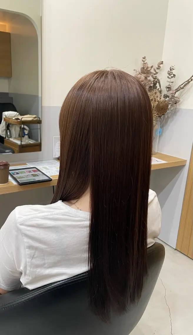 セミロング 鈴木 美由華/透明感/岡崎のヘアスタイル