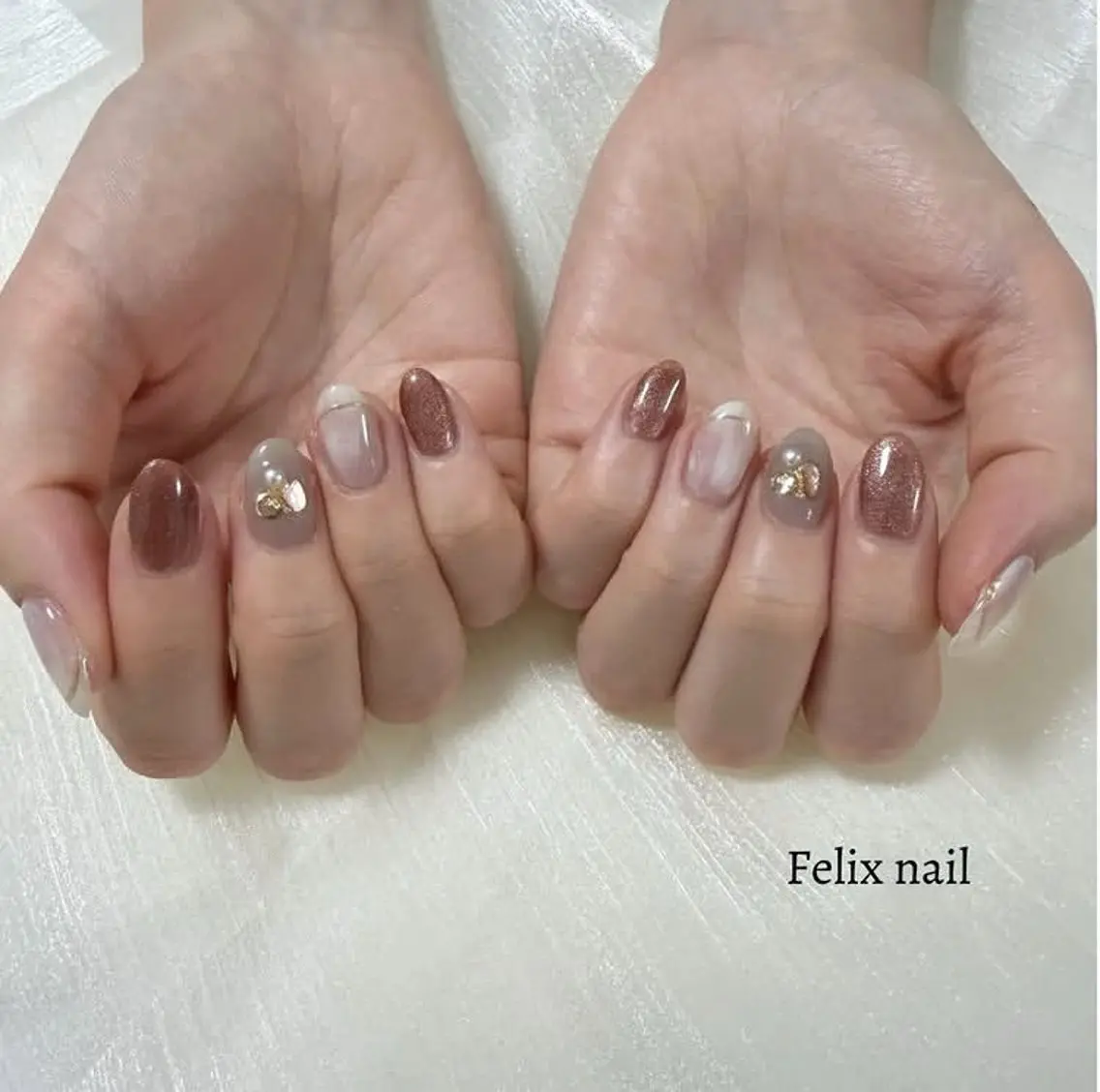 ネイル ハンドネイル Felix nail Aya🍬のネイルデザイン