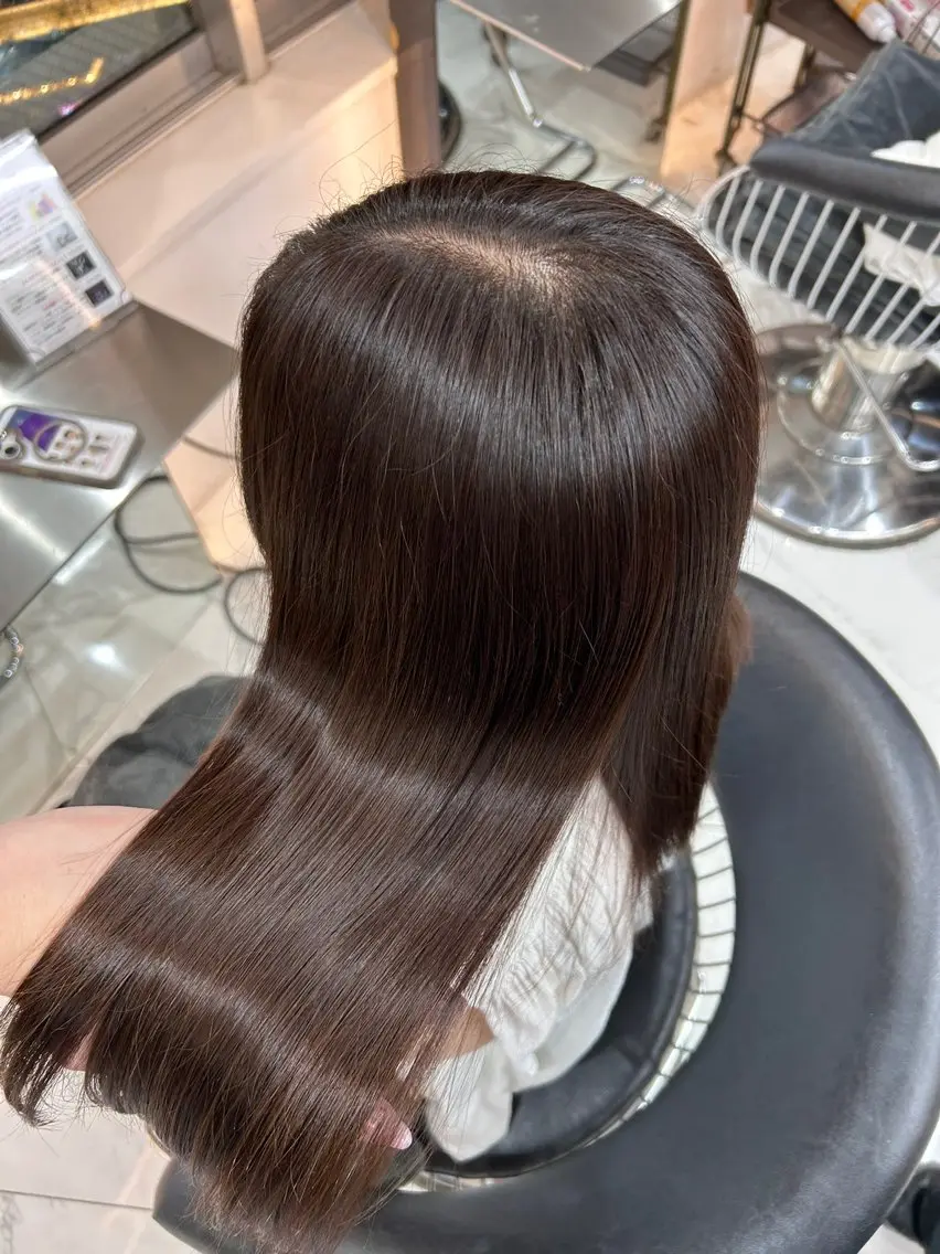 ロング ヘアカラー 上原成統/艶カラー/ 表参道のヘアスタイル