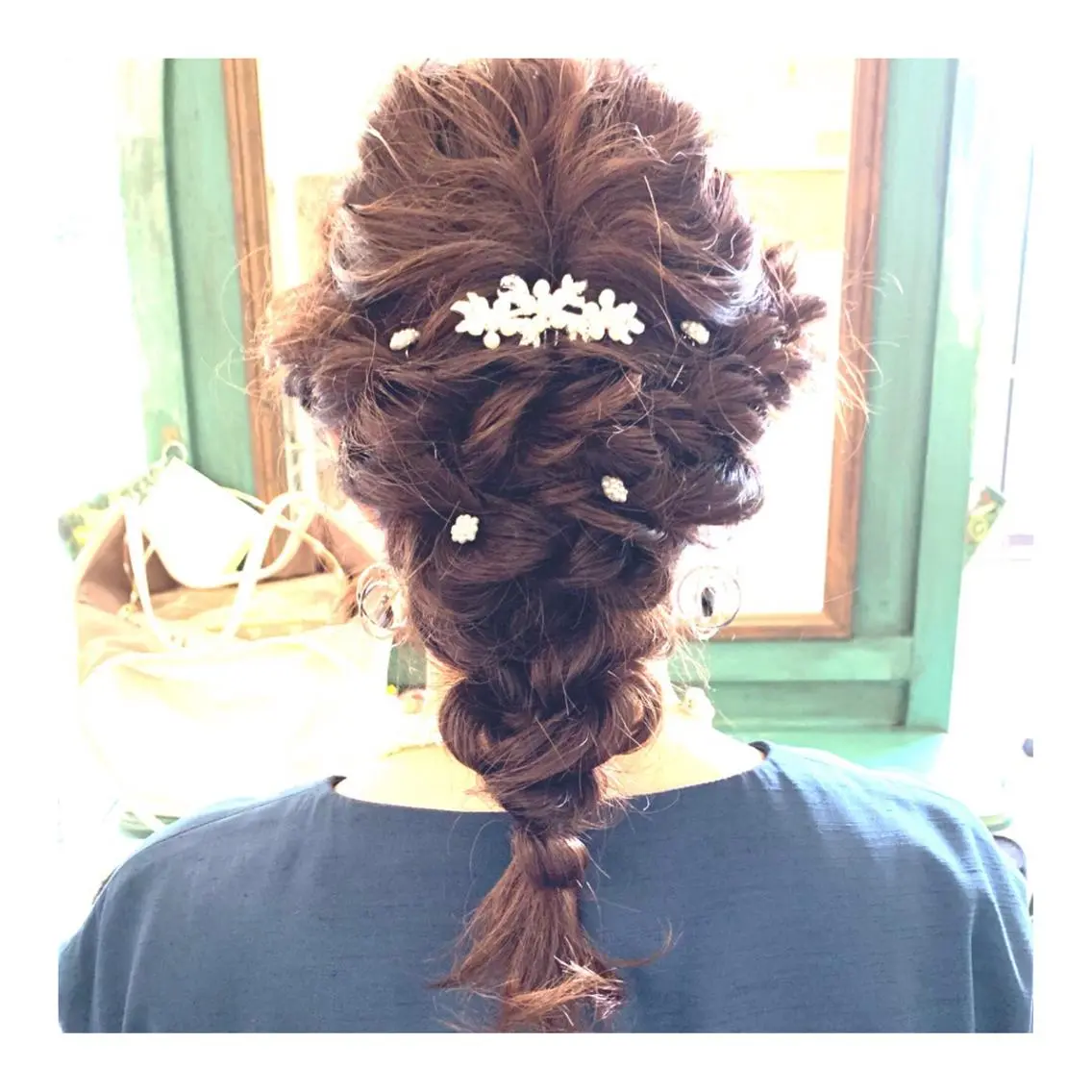 セミロング カラー ヘアアレンジ 🌻あいり merci.🌻のヘアスタイル
