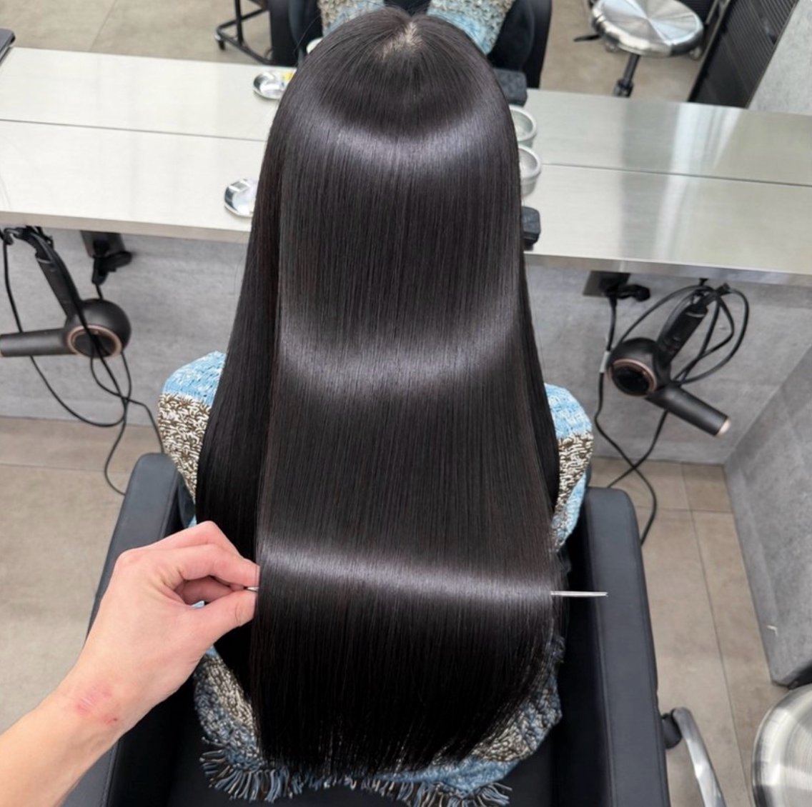 ロング くせ毛 トリートメント カット 縮毛矯正 トリートメント 🌈縮毛矯正特化 No.1 SORAのヘアスタイル