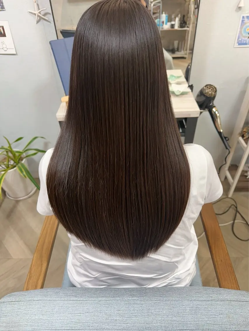 ロング カラー トリートメント トリートメント Beach 代表 KENTAのヘアスタイル