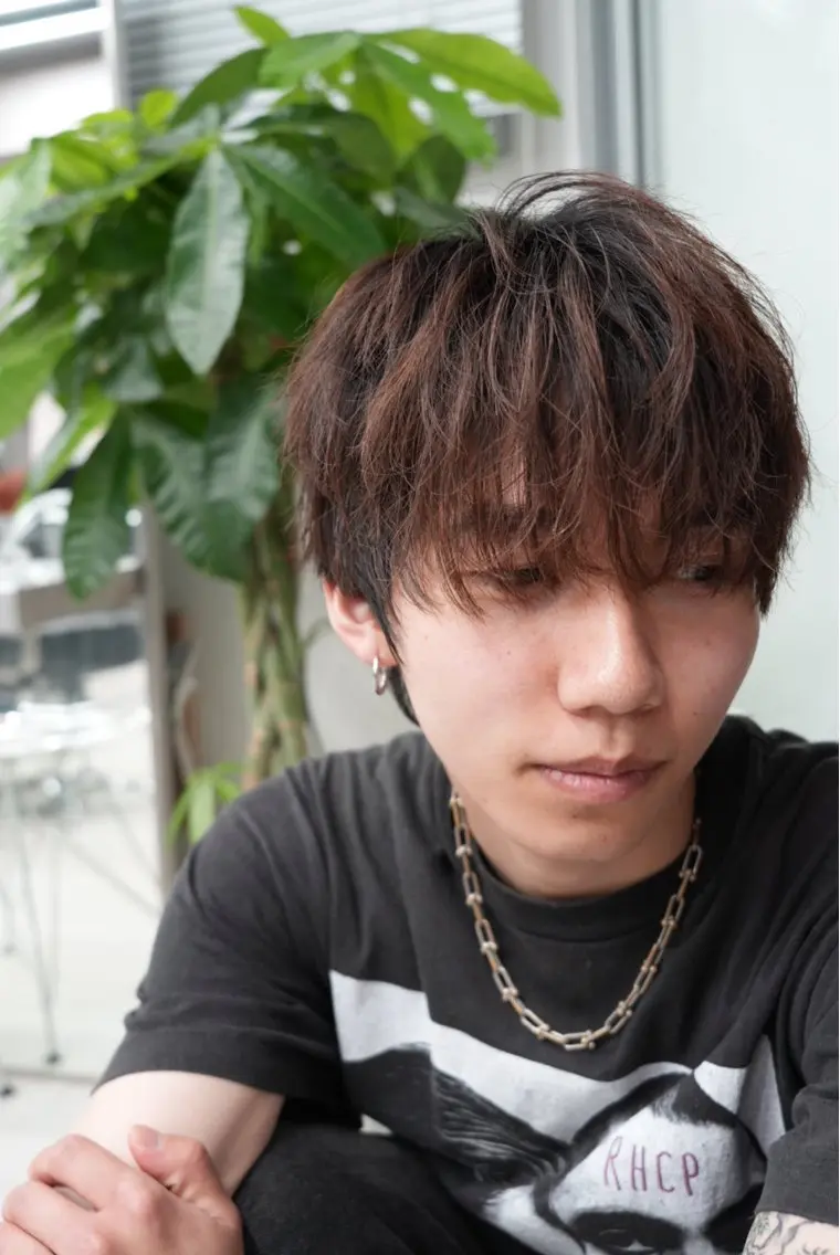 パーマ ヘアアレンジ メンズ マッシュ カット パーマ (メンズ特化) AKIのヘアスタイル