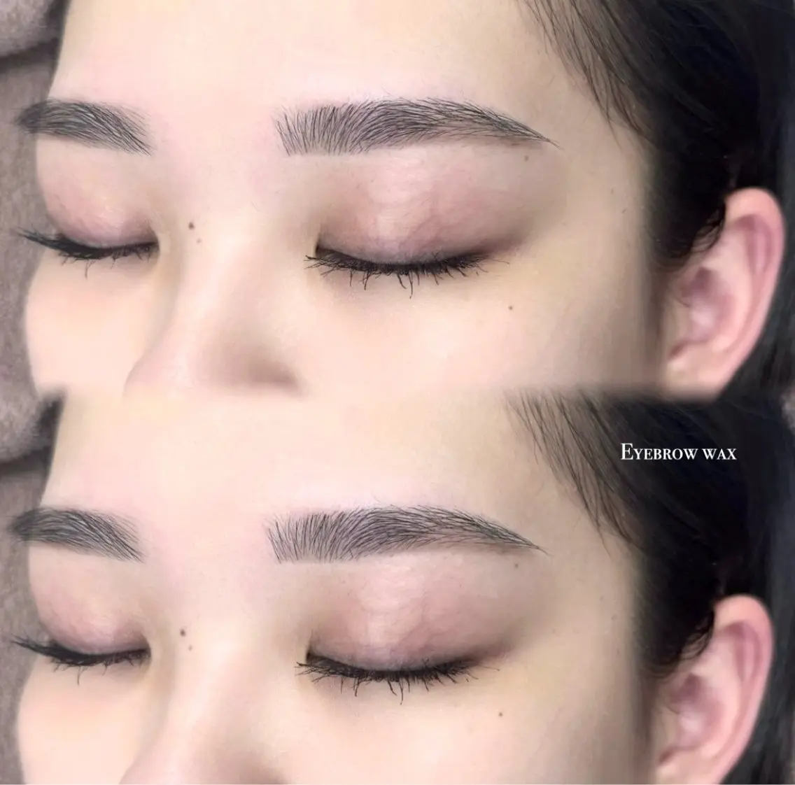 【ふんわり眉♡】眉毛wax(メイク付き/間引きカット+¥550)の写真