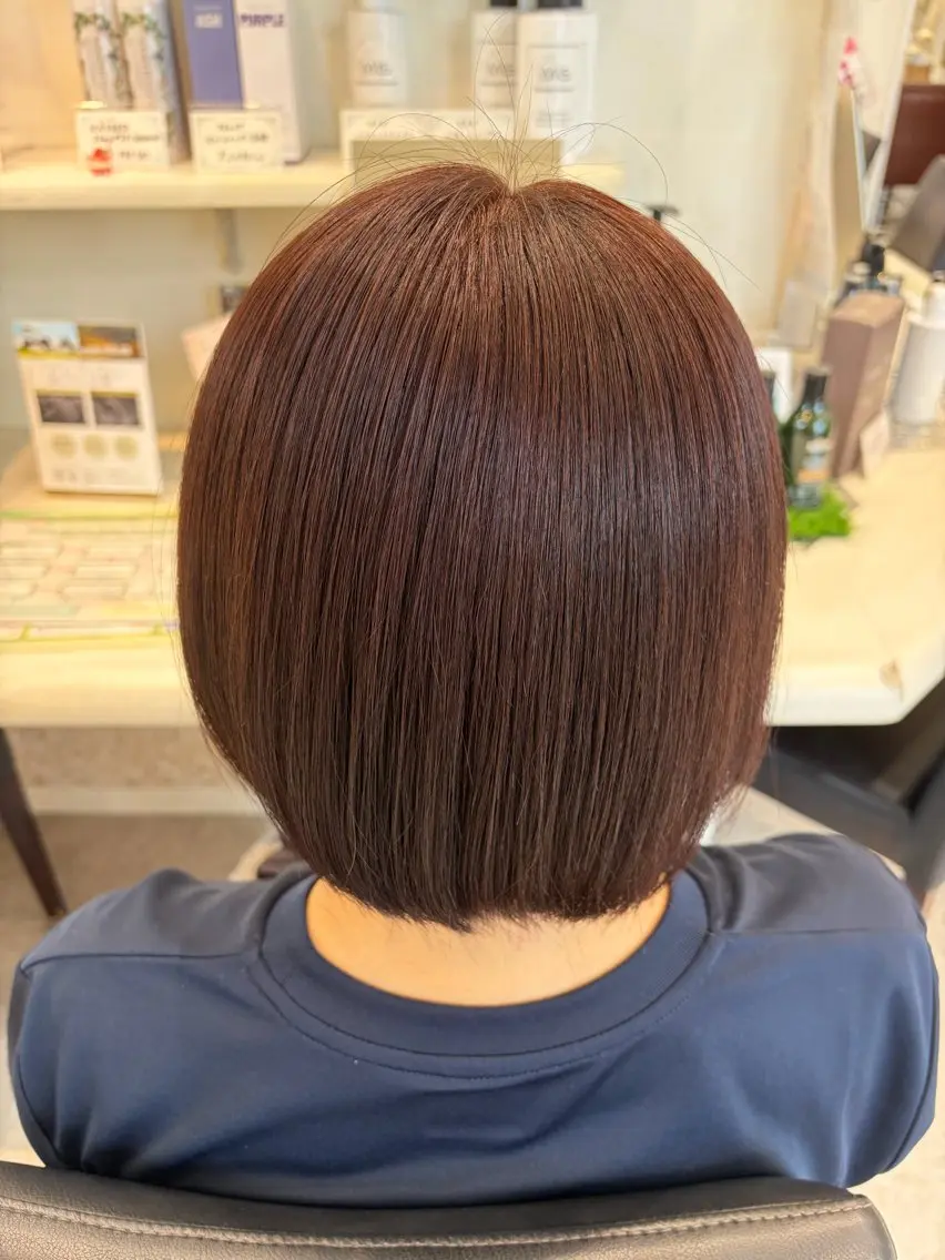 ショート カラー ヘアカラー 志村 梨帆のヘアスタイル
