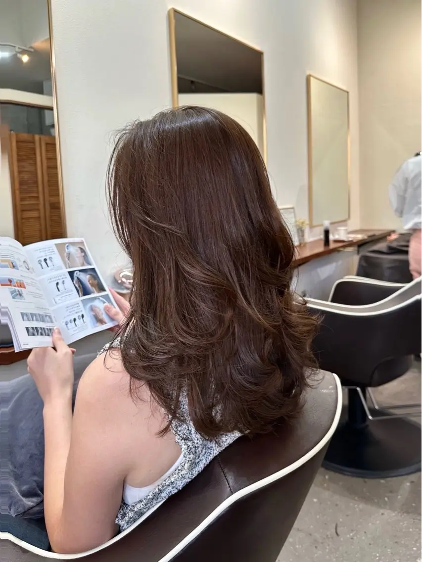【🉐ご新規限定クーポン🉐】カット+カラーの写真