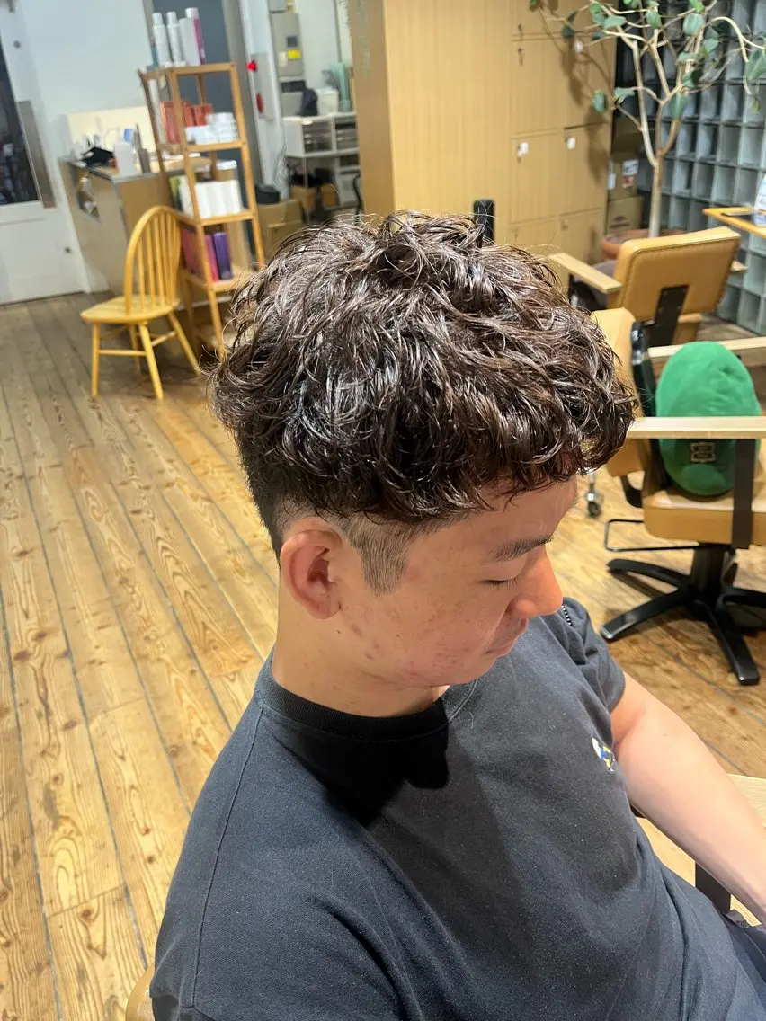 🌀men'sパーマ🌀の写真